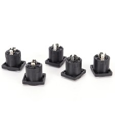 10pcs 4-Pin Speakon Female Jack Socket Audio Speaker Amplifier Connector PA