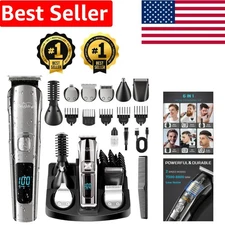 Precision Beard Trimmer with 2 Speed Modes & Self-Sharpening Blades - Ideal Gift