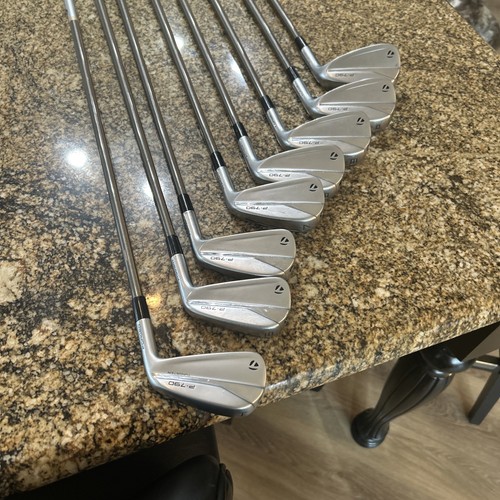 Taylormade P790 2021 Irons 4-PW & AW SteelFiber 90 CW F3 - Regular Graphite [RH]