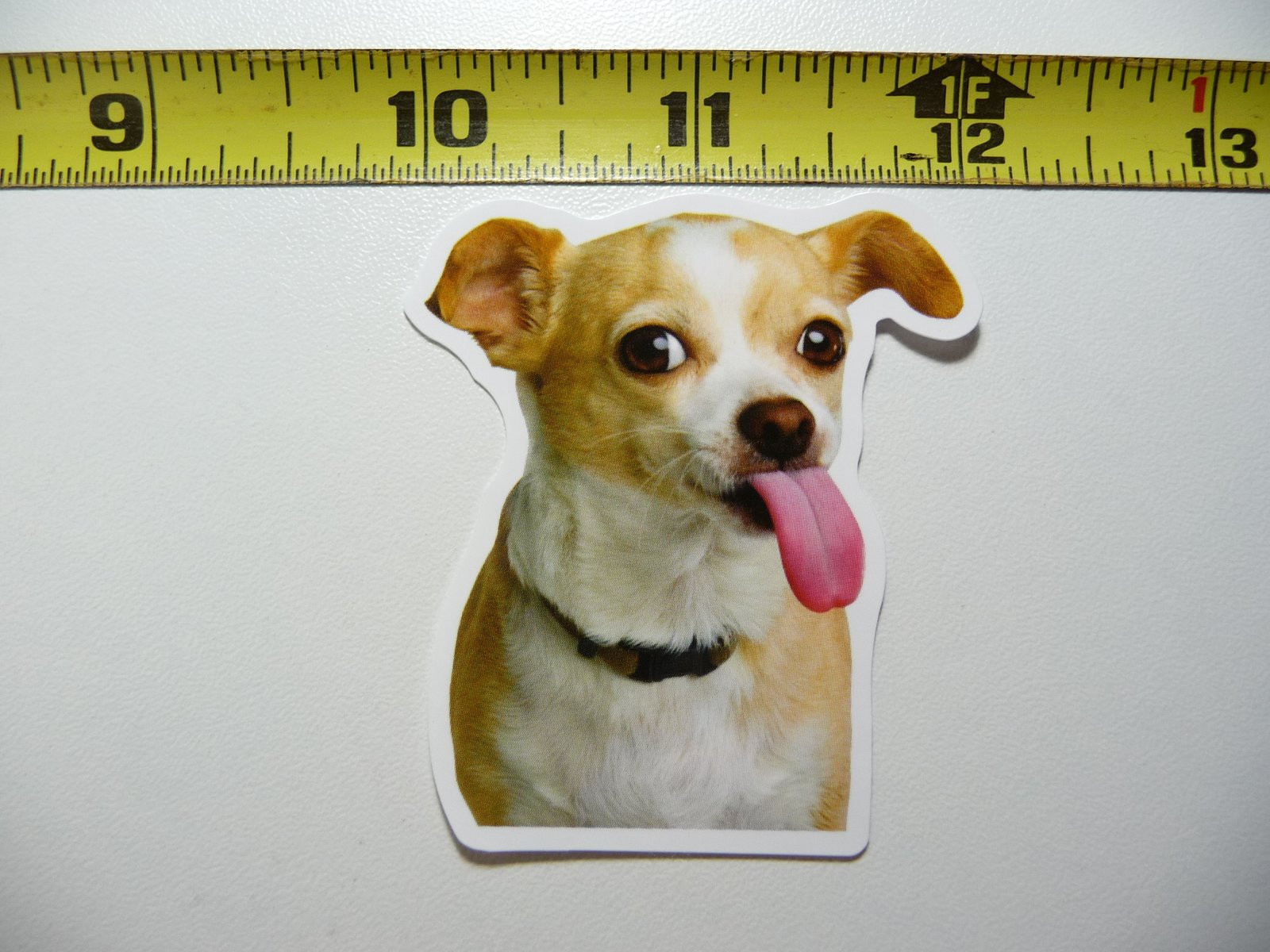 Playful Chihuahua Licking Funny Dog Decal Sticker for Pets