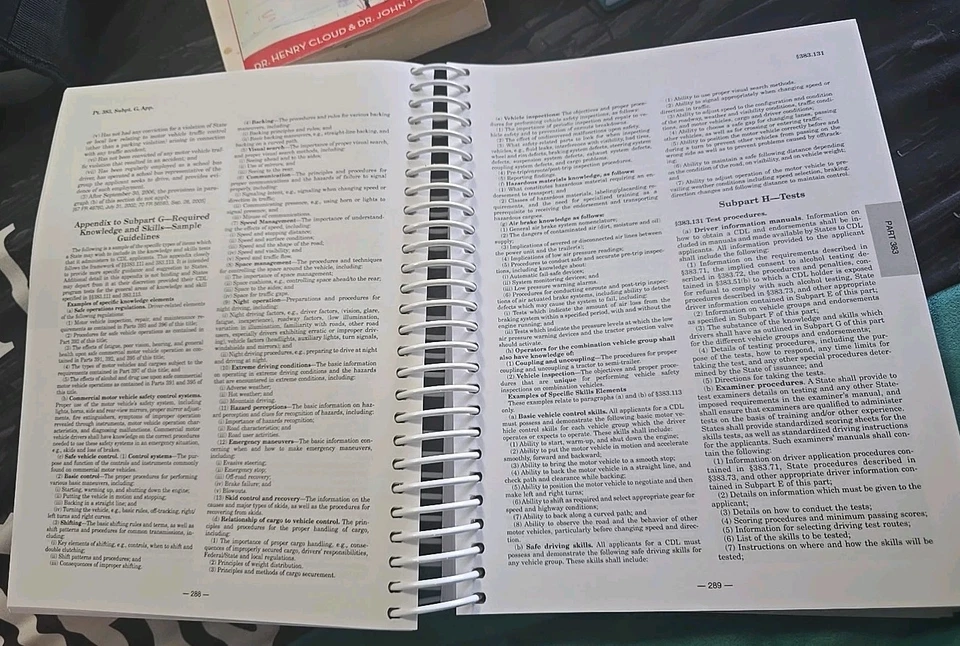 FMCSA Safety Handbook 2009 – J.J. Keller Green Book – DOT Compliance - Image 2 of 4