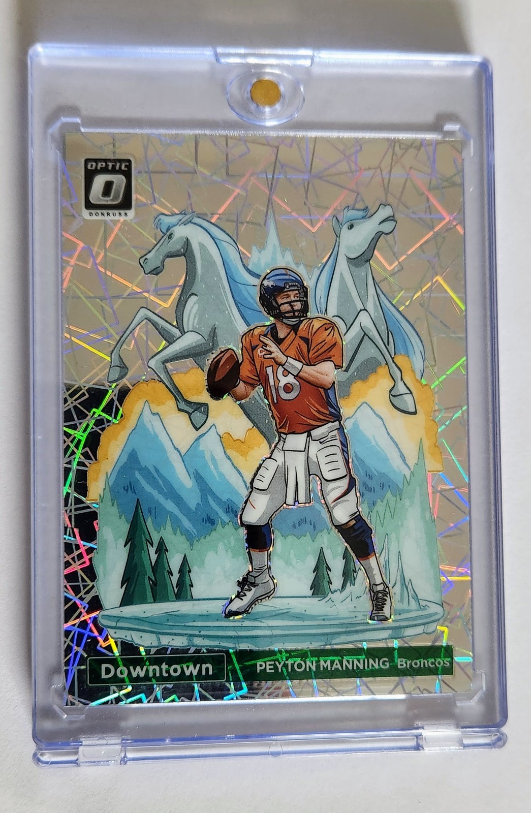 2023 Panini Donruss Optic PEYTON MANNING DOWNTOWN  SSP CASE HIT #D-9