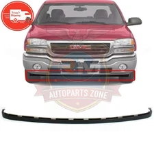 New Front Bumper Lower Valance Extension Black 2003-2007 GMC Sierra 1500