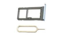 OEM SIM/SD Card Tray+Pin for Samsung Galaxy S8 G950/ S8+ Plus G955 "BLUE" ~ US 