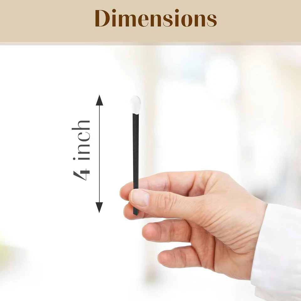 ZIKANI Palo Negro Punta Blanca Coincide 4 Pulgadas Recarga para Tarro Cloche 100 piezas Foto 3 de 3