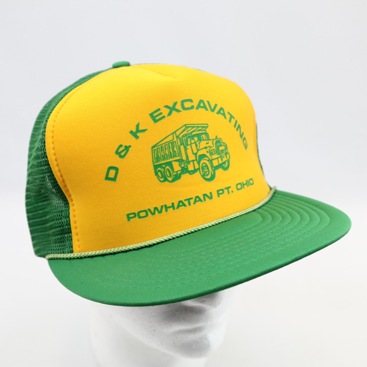 D & K Excavating Powhatan Pt. Ohio Snapback Trucker Baseball Hat