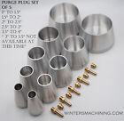 Tig Welding Back Purge Plugs Set of 7 Pairs 1/2" to 4"