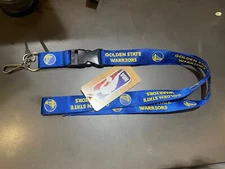 GOLDEN STATE WARRIORS NBA Lanyard Keychain  W/ Detach Buckle NBA 24”