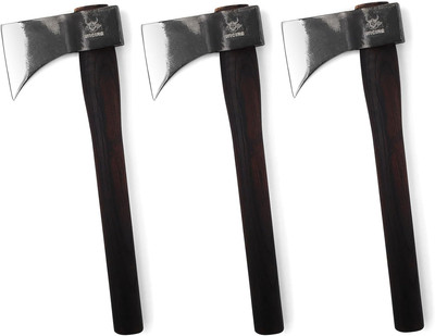 15.7'' Competition Throwing Axes, 1065 Manganese Steel Throwing Hatchet Beech Woo