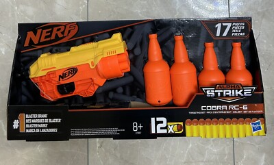 Nerf Cobra RC-6 Alpha Strike Targeting Set 17tlg Targets Softdarts Geschenk Kinder Spielzeug