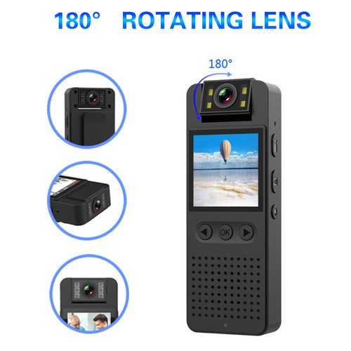 1080P HD Video Recorded DVR IR Night Cam WIFI Camcorder Mini Police Body Camera - Picture 14 of 21