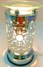 Electric Metal Touch Fragrance Lamp/Oil Burner/Wax Warmer/Night Light g-013