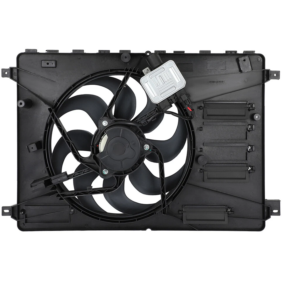 Новый радиатор охлаждения вентилятор в сборе электрический для 2008-2014 LAND ROVER LR2 LR026078 - Изображение 3 из 4