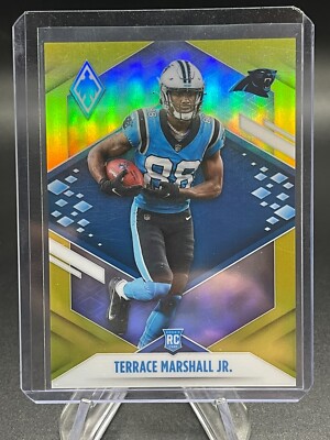 2021 Panini Phoenix - Rookie Terrace Marshall Jr. #120 Yellow /75 (RC)