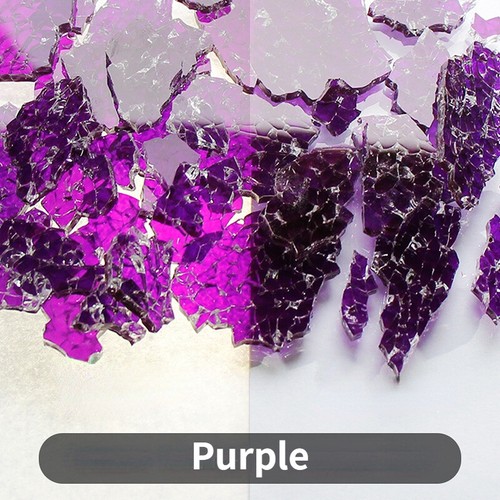 100g Coloré Irrégulière Verre Fragment Mosaïque Tuiles pour DIY Arts Craft Décor - Afbeelding 27 van 28