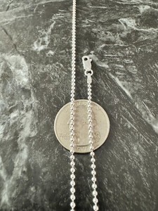 24in Sterling Silver Chain | eBay