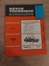 Revue technique Renault R12