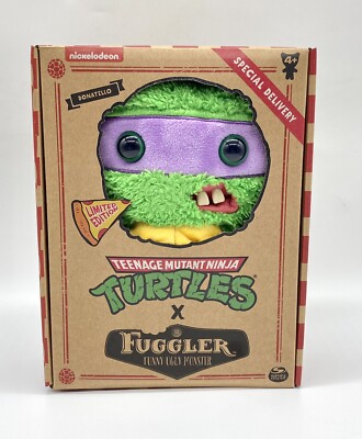 Fuggler Teenage Mutant Ninja Turtle Donatello Plush RARE New