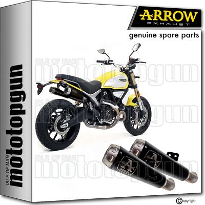 Exhaust black nichrom pro-race arrow ducati scrambler 1100 18/20
