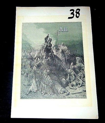 Gustave Dore Michaud GESCHICHTE DER KREUZZÜGE Illustration DRUCKE 1880 37 - 48 - Bild 2 von 12