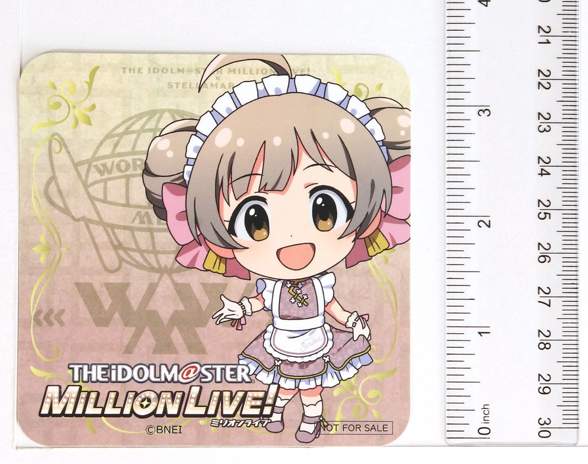 The Idolmaster Million Live! × Stellamap Cafe Coaster Card