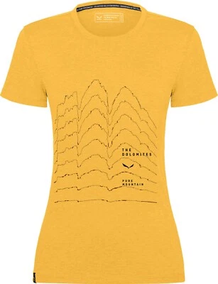 Salewa Womens Pure Dry Skyline Dry'ton Outdoor Hike Trekking Sport T-Shirt Tee - Image 1 of 2