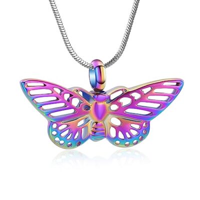 Cremation Jewelry for Ashes Memorial Keepsake for Beloved's Ashes Urn Colorful