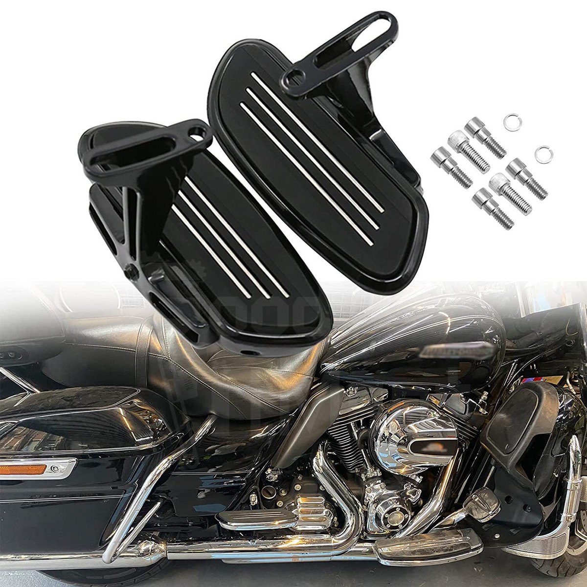 For Harley Touring Street Glide Road Glide Passenger Foot Board