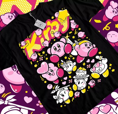 T-shirt Retro Gaming Japan T shirt Anime Shirt- Black/White