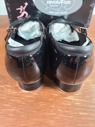 Revolution Easy On Study Stepptanzschuh Damengröße 12,5 AD schwarz Lackleder - Bild 7 von 12