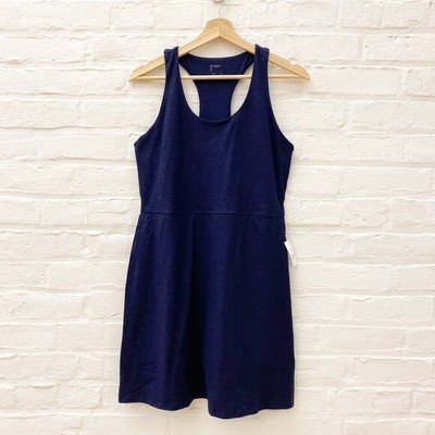 GAP Fit || Brushed Jersey Exercise Dress Built In Shorts Gray Medium Tall MT NWT