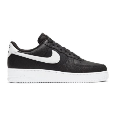 CT2302-002 Schuhe Nike Air Force 1 Low '07 Black White Leder Herren Original