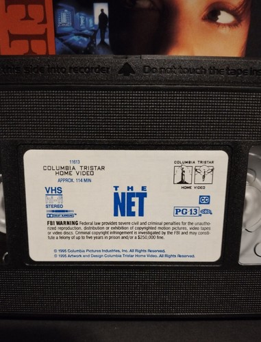 The Net (1995) (PRE-OWNED VHS) Columbia TriStar #03249 (1999) Box Office Hits - Foto 6 di 13