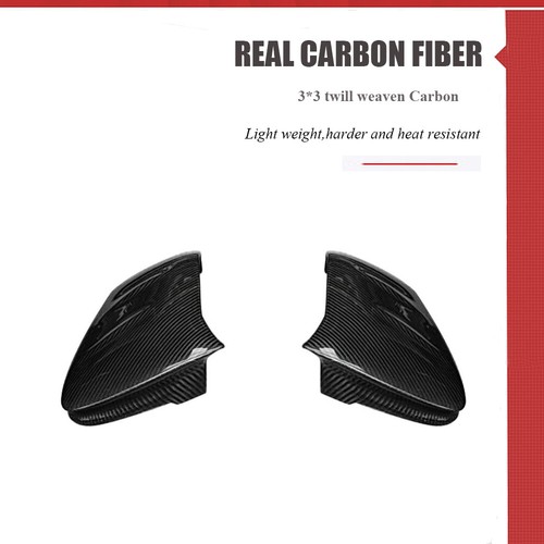 Tapas de cubierta de espejo retrovisor lateral de carbono real LHD para Porsche Taycan Turbo S 19-24 AÑADIR - Imagen 7 de 10