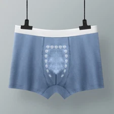 ZONBAILON Men's Underwear Solid Color Simple Comfortable Breathable Cotton Boxer