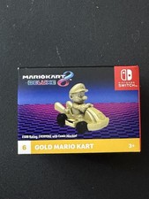 McDonald s 2024 Mario Kart 8 Deluxe Gold Mario Happy Meal Toy