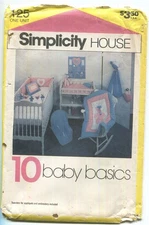 Simplicity 125 10 Baby Basics UNCUT 1982