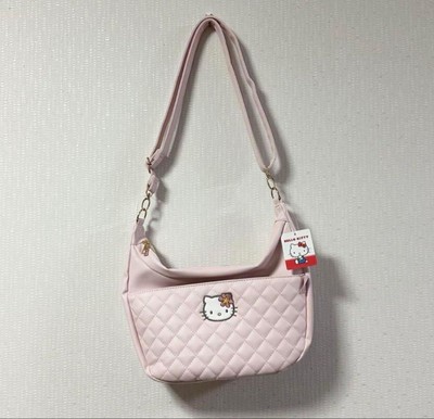 Sanrio Hello Kitty 50th Anniversary Quilted Shoulder Bag Shimamura Collab