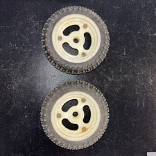 Vintage RC-10 Og Front Wheels With Knobby  Pro-Line Tires, Barely Used!!!