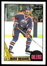 1987-88 Topps #112 Mark Messier Edmonton Oilers Hockey Card HOF