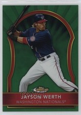 2011 Topps Finest Green Refractor 189/199 Jayson Werth #38 1j9