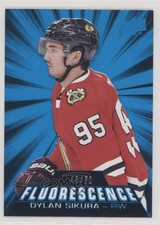 2018-19 Upper Deck Fluorescence Blue 49/50 Dylan Sikura #F-35 01ks