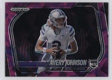 2025 Panini Prizm Black Prospects Extended Purple Ice 61/149 Avery Johnson 1t4t
