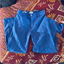 Universal Thread Women  s Blue Denim Wide-Leg Jeans 5-Pocket Button Zip Size 8