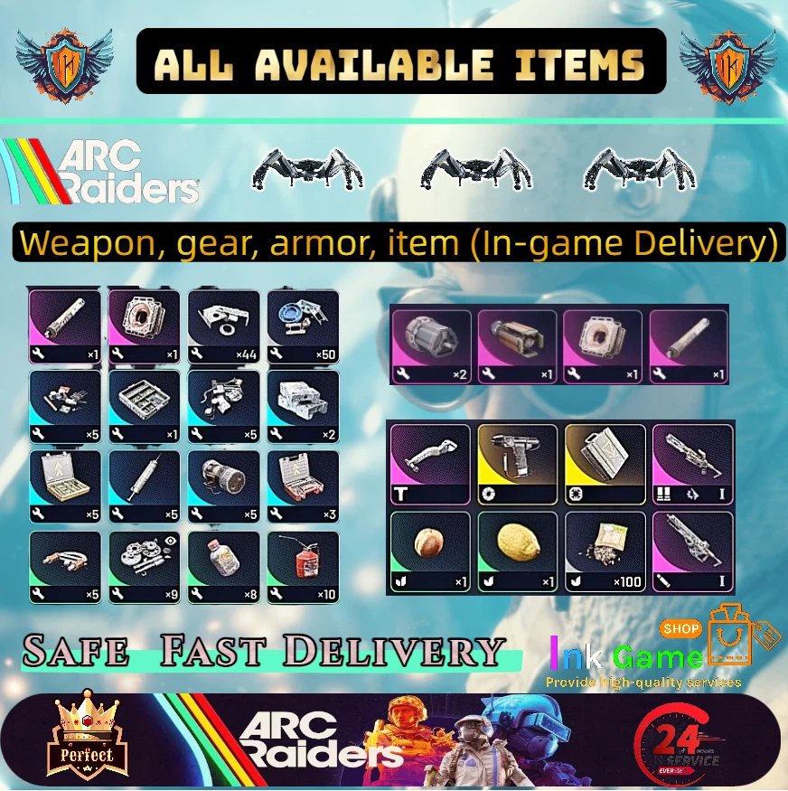 🔥 ARC RAIDERS ✨ All Weapons  Mods Materials Trinkets Coins Items - Image 2 of 3