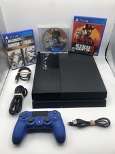 Sony PlayStation 4 500GB Console Black PS4 CUH-1001A w/ Games Tested
