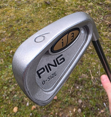 Ping i3 O-Size Eisen 6 - Regular Flex - White Dot - Guter Zustand - Schnäppchen