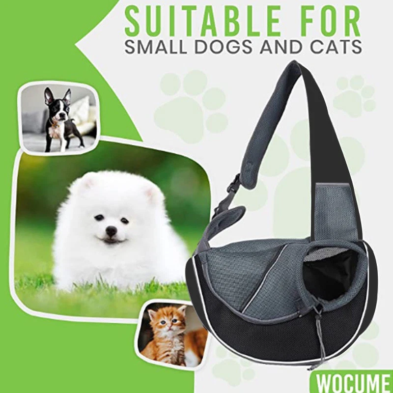Bolso Bandolera Portátil para Transporte Mascotas Mujeres Exterior para Perros Gatos Producto para Mascotas Foto 4 de 4