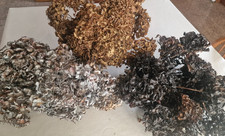 Corone mazzo fiori ortensia ortensia ortensia argento essiccato naturale biologico