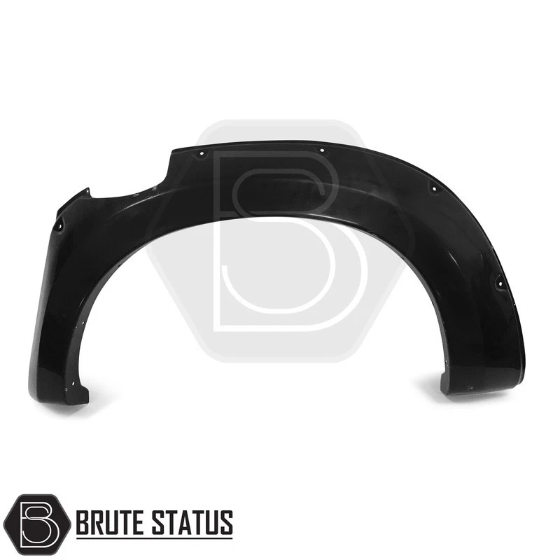 Kit de arco de rueda ancha Isuzu D-Max 2012-2015 guardabarros extendido llamaradas negro mate Dmax - Imagen 3 de 4
